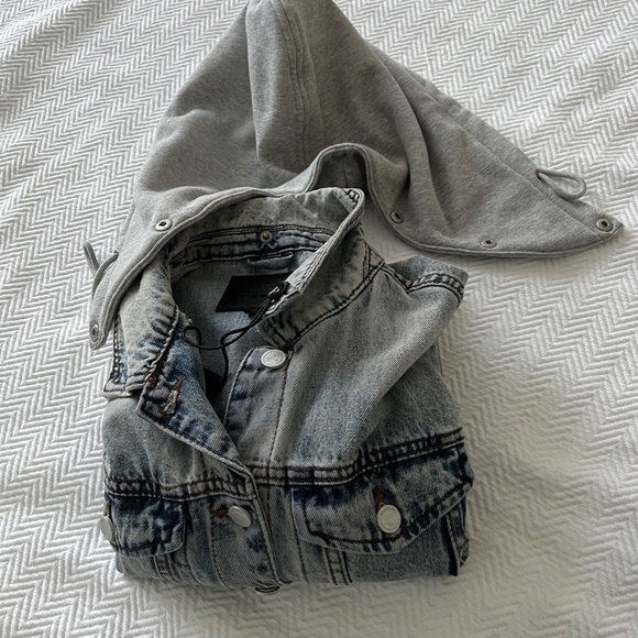 mixed media jacket by BLANK NYC - Picture 8 of 13